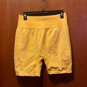 Gymshark Vital Seamless 2.0 Yellow Marl Shorts